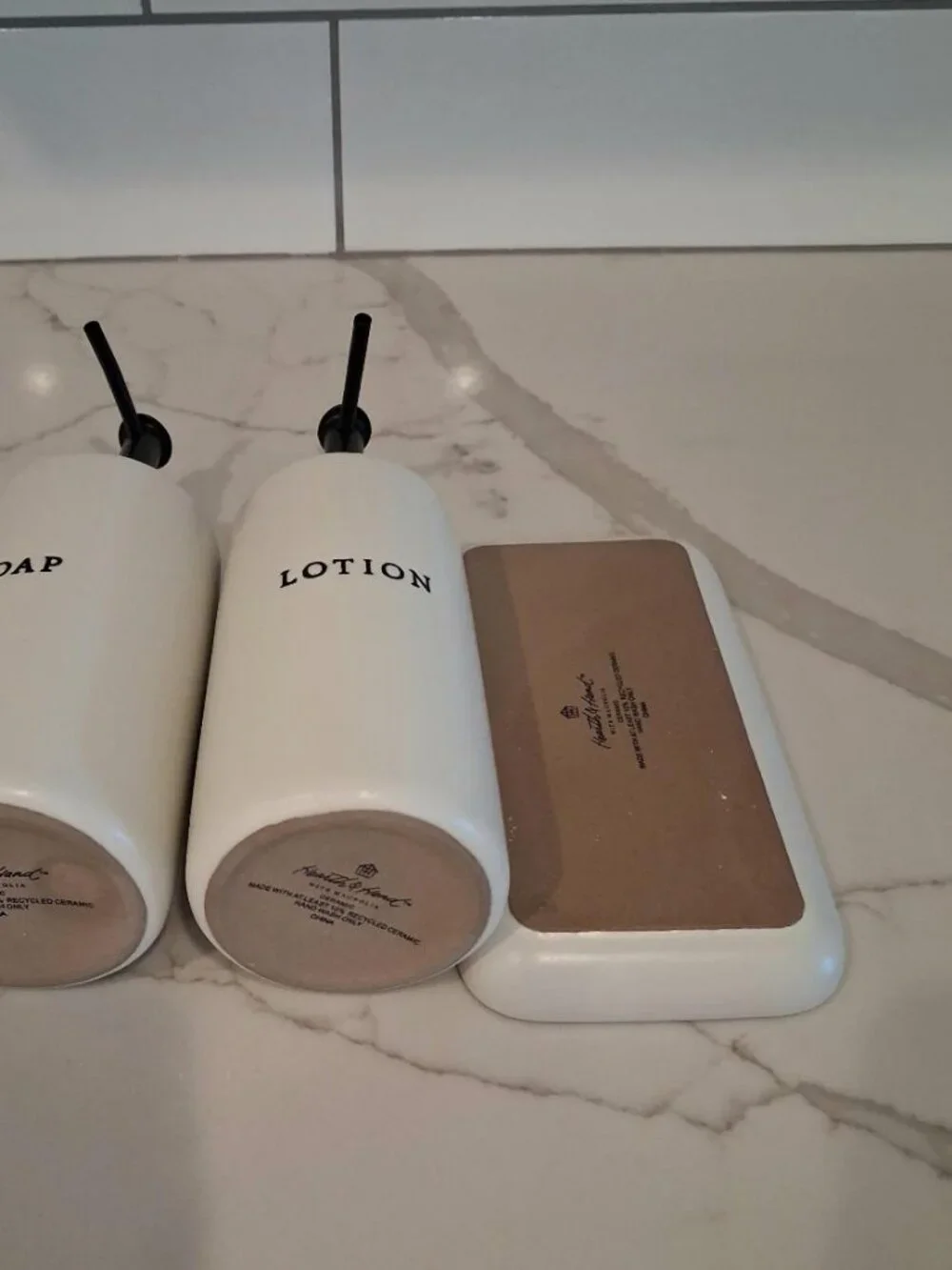 Hearth & Hand Magnolia Soap and Lotion Set with Tray Target